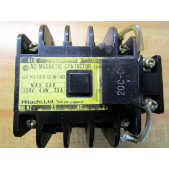 Hitachi JEM AC3-1-0-0 Magnetic Contactor JEMAC3100 - Used