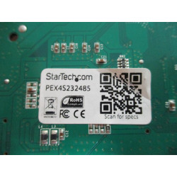 StarTech PEX4S232485 PCI Express Serial Combo Card 8352ELR4 - Used