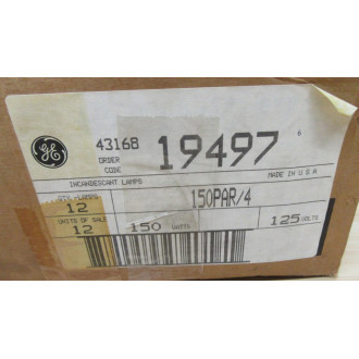 General Electric 19497 Mine Par Spot Lamp (Pack of 12)