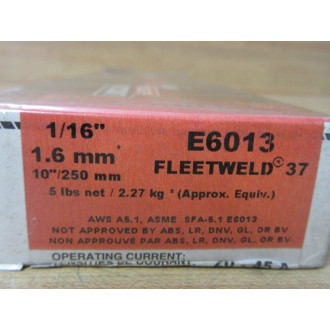 Lincoln E6013 Fleetweld 37 Electrode 116" 5Lbs