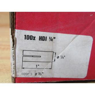Hilti 409492 Drop-In Anchor HDI 14" (Pack of 100)