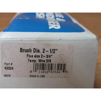 Schaefer Brushes 43324 Flue & Condenser Brush 2-12" (Pack of 2)