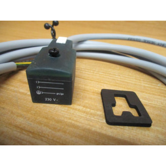 Festo KMF-1-230AC-2.5 Plug Socket W Cable 30936