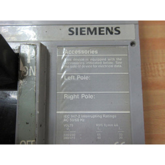 Siemens LMXD63B800 800A Circuit Breaker LMXD63B800L - Used