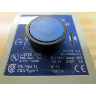 Telemecanique XY2-CH13150HZ Selector Switch XY2-CH - Used