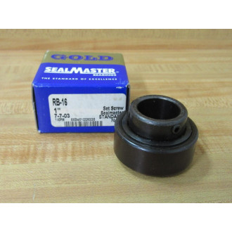 SealMaster RB-16 Set Screw Insert Bearing RB16 1" Bore