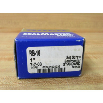SealMaster RB-16 Set Screw Insert Bearing RB16 1" Bore