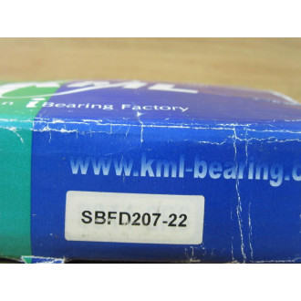 KML SBFD207-22 Flange Block Bearing SB207-22G