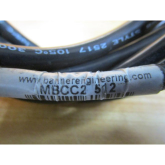 Banner MBCC2 512 Quick Disconnect Cable MBCC2512 8' - New No Box