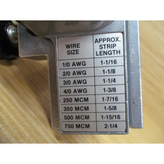 Ideal 45-156 Power Cable Stripper 45156