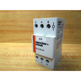 Sprecher + Schuh KT 3-25-A2 Motor Circuit Controller KT325A2 XT0 - New No Box