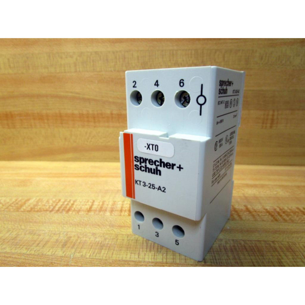 Sprecher + Schuh KT 3-25-A2 Motor Circuit Controller KT325A2 XT0 - New No Box