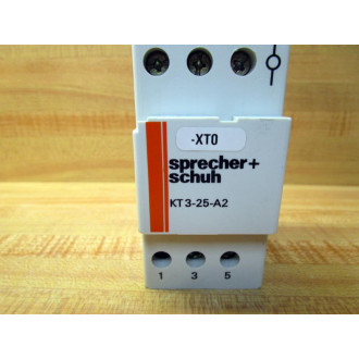 Sprecher + Schuh KT 3-25-A2 Motor Circuit Controller KT325A2 XT0 - New No Box