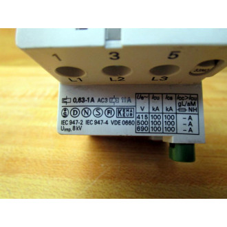 Sprecher + Schuh KTA3-25-1A Motor Starter Protector KTA3251A QF2 - Used