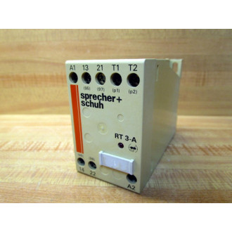 Sprecher + Schuh RT 3-A Thermistor Protection Relay RT3A - Used