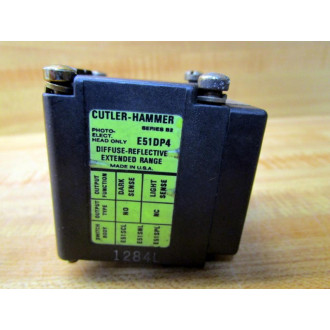Cutler Hammer E51DP4 Photoelectric Sensor Head - Used