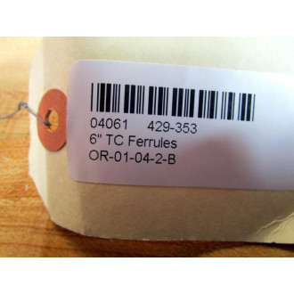 WCB-Flow Products 429-353 Ferrule 429353 - New No Box