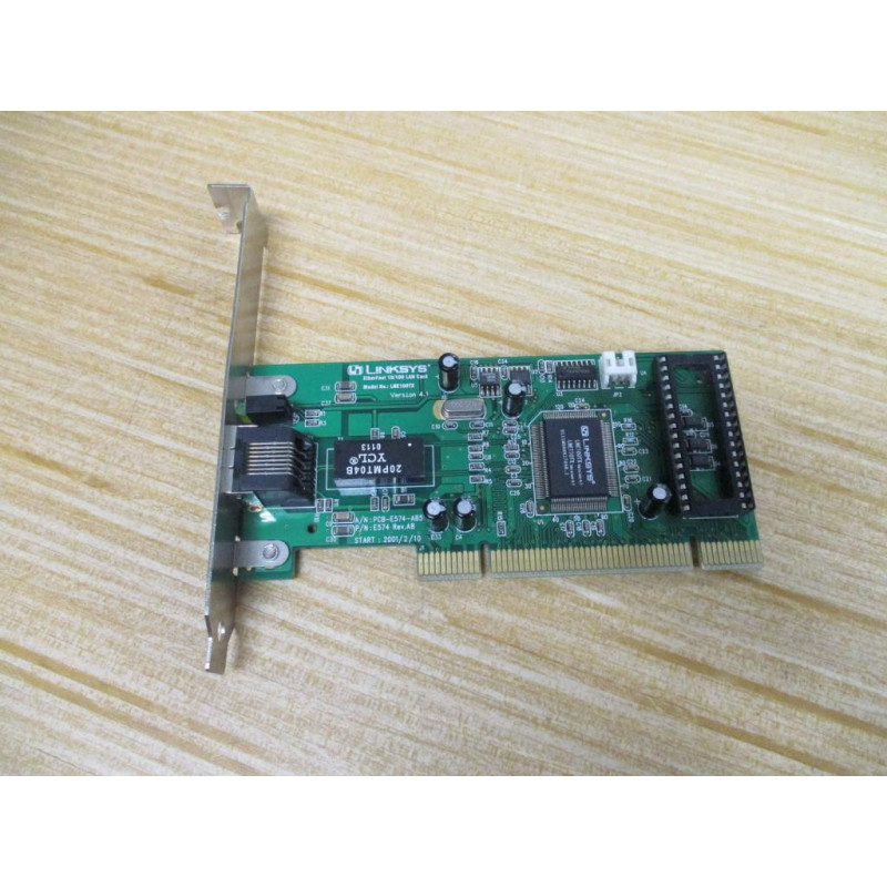 Linksys LNE100TX EtherFast 10100 LAN Card - Used