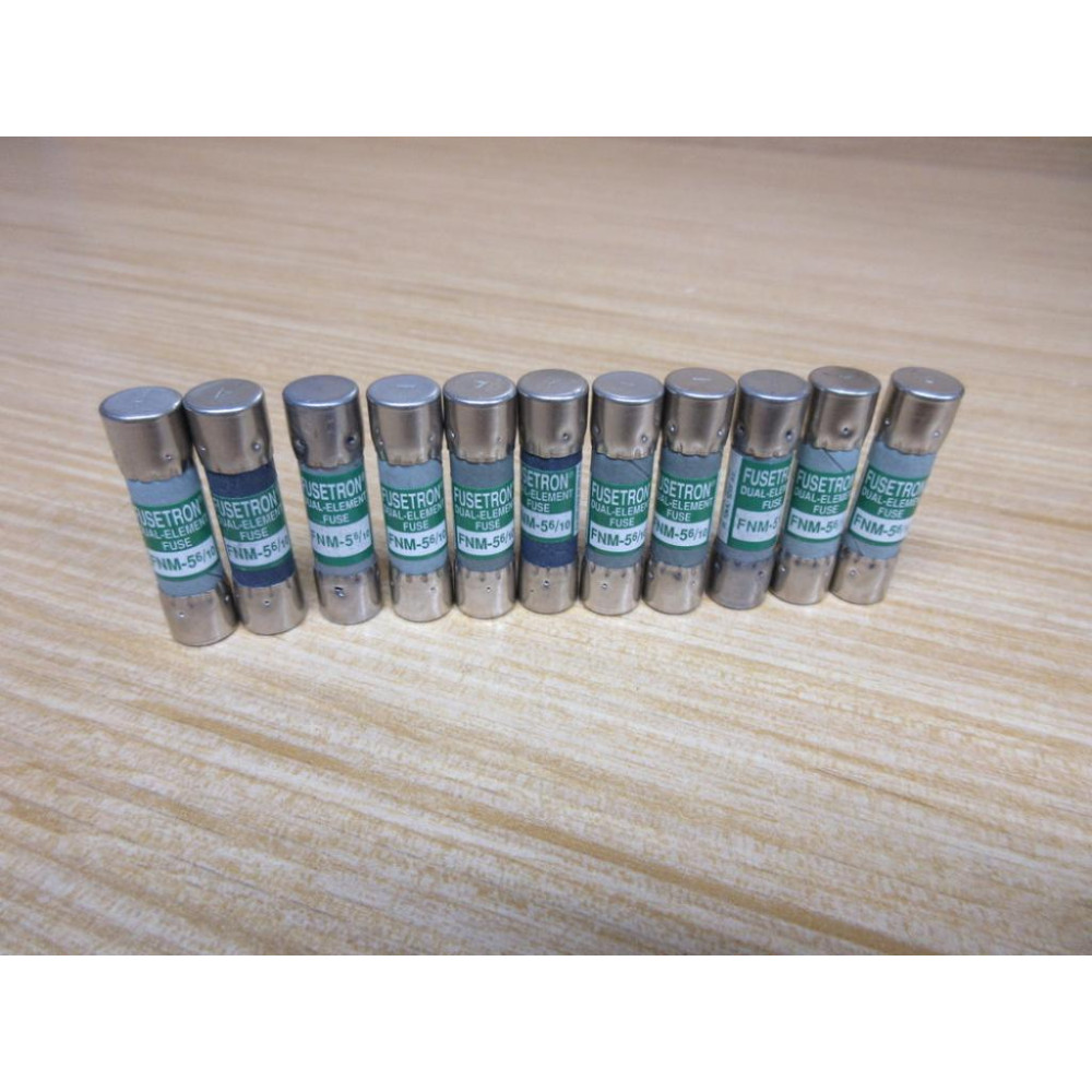 Fusetron FNM-5-610 Cooper Bussmann Fuse FNM5610 (Pack of 11) - New No Box