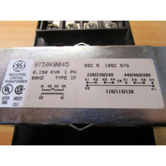 General Electric 9T58K0045 Transformer - New No Box