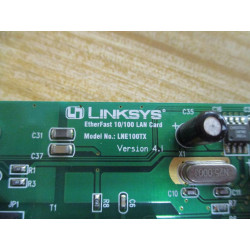 Linksys LNE100TX EtherFast 10100 LAN Card - Used
