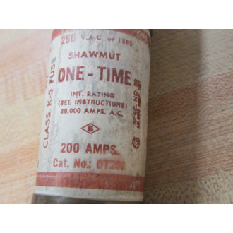 Gould Shawmut Ferraz OT200 Mersen Fuse Cross Ref 1DR08 (Pack of 4) - Used
