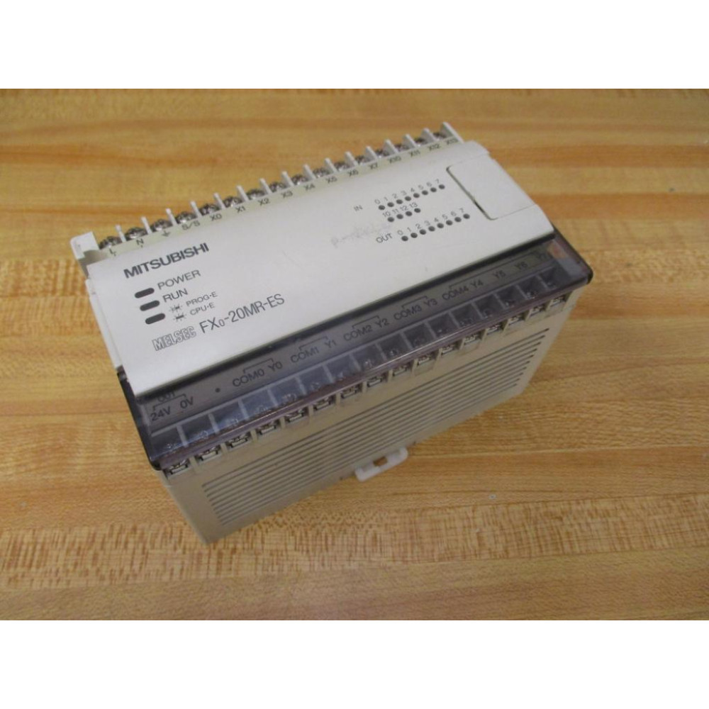 Mitsubishi FX0-20MR-ES Melsec Programmable Controller FXo-20MR-ES -1 Cover - Used Mitsubishi FX0-20MR-ES Melsec Programmable Controller FXo-20MR-ES -1 Cover - Used