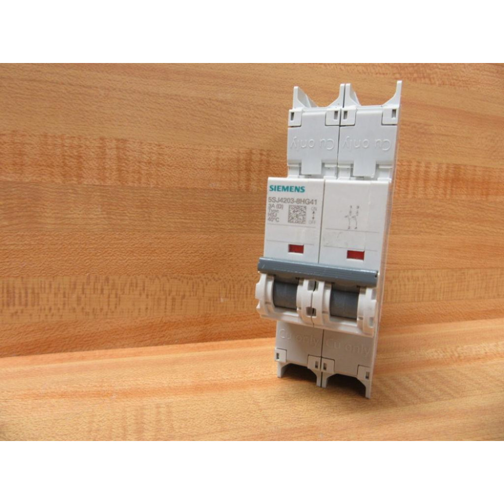 Siemens 5SJ4203-8HG41 Circuit Breaker 2-Pole 3A 5SJ42038HG41 - New No Box Siemens 5SJ4203-8HG41 Circuit Breaker 2-Pole 3A 5SJ42038HG41 - New No Box