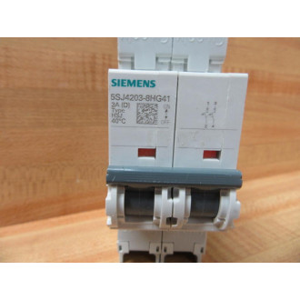 Siemens 5SJ4203-8HG41 Circuit Breaker 2-Pole 3A 5SJ42038HG41 - New No Box
