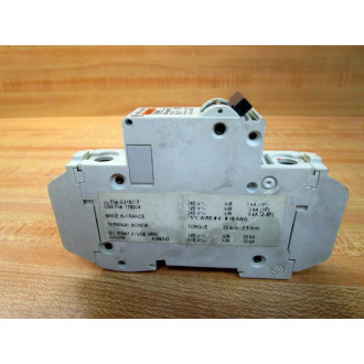 Merlin Gerin 60121 Schneider 3A Breaker Square D MG60121 WO Din Rail - Used