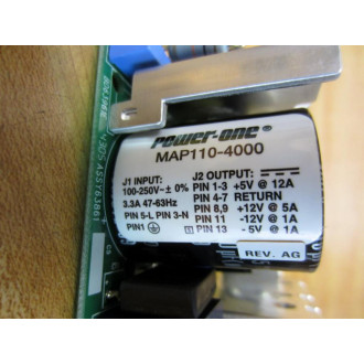Power-One BD63961E MAP110-4000 DC Power Supply 63861 - Used