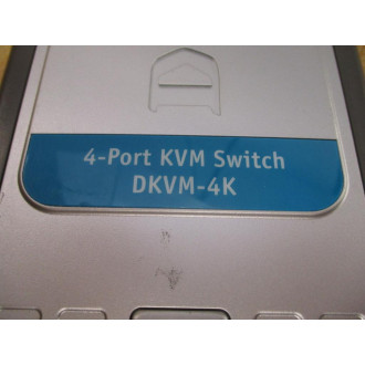 D-Link BDKVM4K 4-Port KVM Switch DKVM-4K - Used