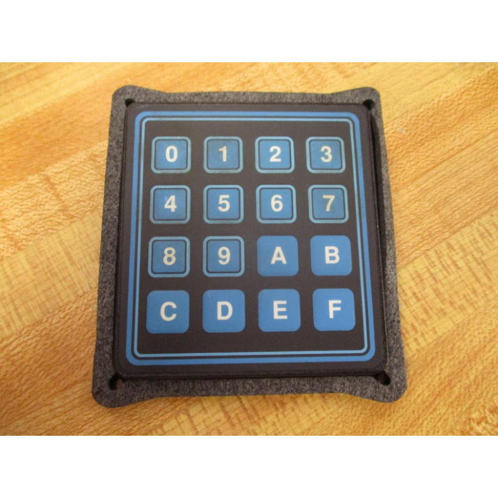 Grayhill 88BB2-072 16-Key Keypad 88BB2072 Blue Keys - Used