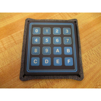 Grayhill 88BB2-072 16-Key Keypad 88BB2072 Blue Keys - Used