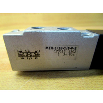 Festo MEH-53B-18-P-B Valve MEH53B18PB 173153 WSingle Coil - Used