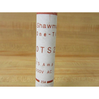 Shawmut OTS25 Gould One-Time Fuse 0TS25 (Pack of 9)