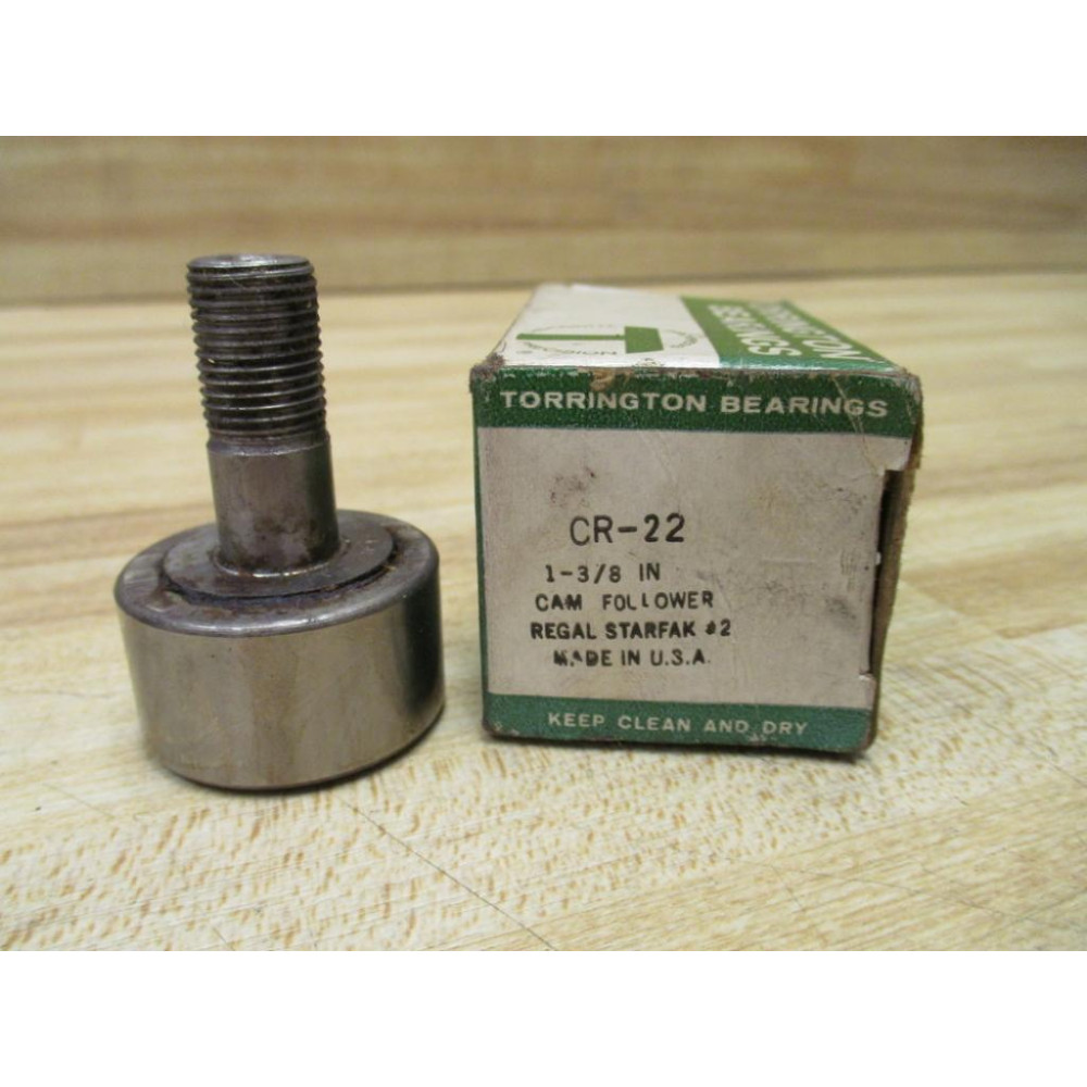 Torrington CR-22 Cam Follower CR22 CF-1-38