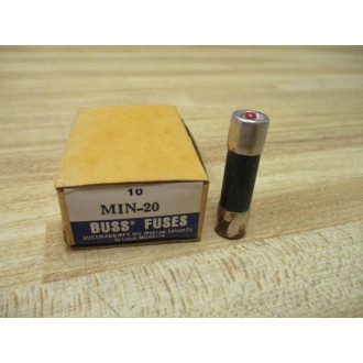 Bussmann MIN-20 Cooper Fuse MIN20 (Pack of 10)