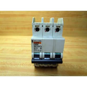 Merlin Gerin 60198 Square D Breaker 30A Schneider MG60198 - Used