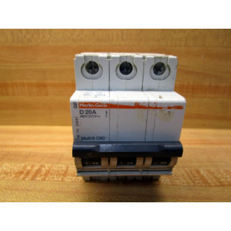 Merlin Gerin 24541 Schneider Circuit Breaker 20A Square D MG24541 - Used