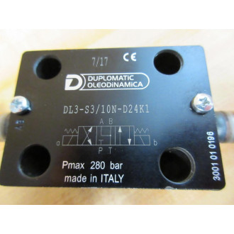 Duplomatic DL3-S310N-D24K1 Valve DL3S310ND24K1 - New No Box