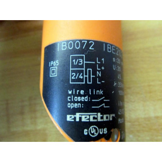 IFM Efector IB0072 Proximity Sensor IBE2020-FBOA - Used