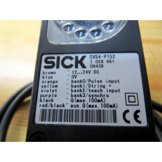 Sick CVS4-P152 OCR Vision Sensor CVS4P152 - Used
