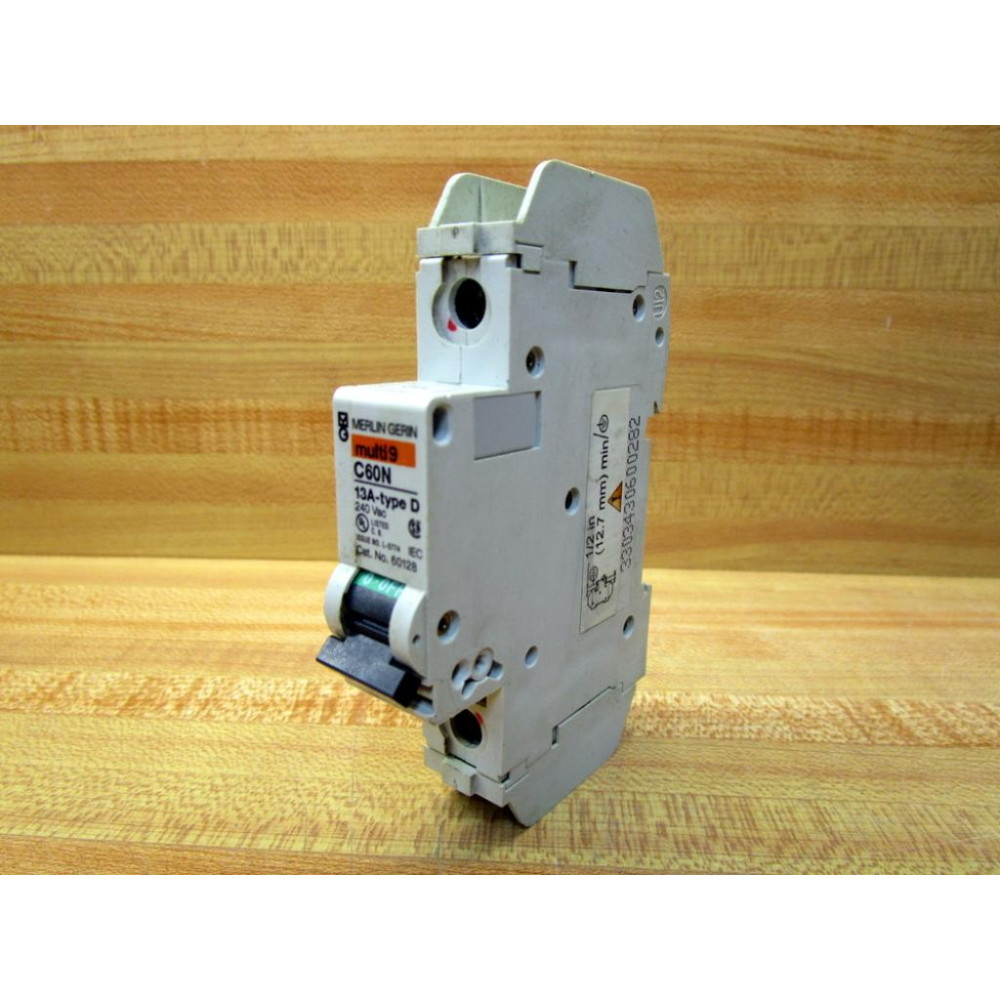 Merlin Gerin 60128 Circuit Breaker C60N-13A - Used Merlin Gerin 60128 Circuit Breaker C60N-13A - Used