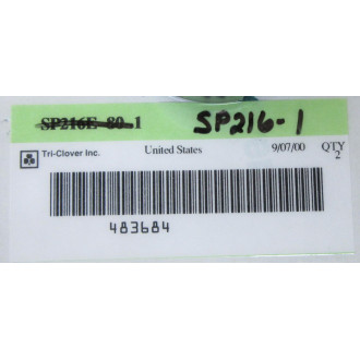 Tri-Clover SP216-1 Seal Kit SP2161 - New No Box