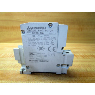 Mitsubishi CP30-BA-1P-3A Circuit Breaker CP30-BA - Used