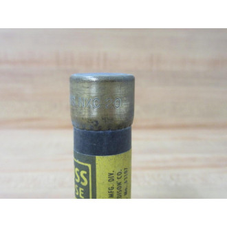 Bussmann NXC 20 Buss One-Time 20A Fuse NXC20 (Pack of 3) - Used