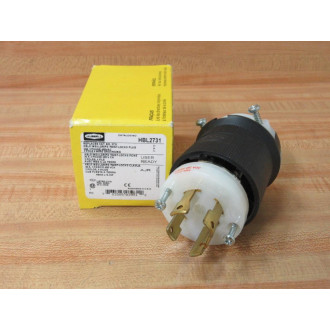 Hubbell HBL2731 Insulgrip Twist-Lock Plug