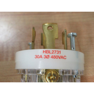Hubbell HBL2731 Insulgrip Twist-Lock Plug