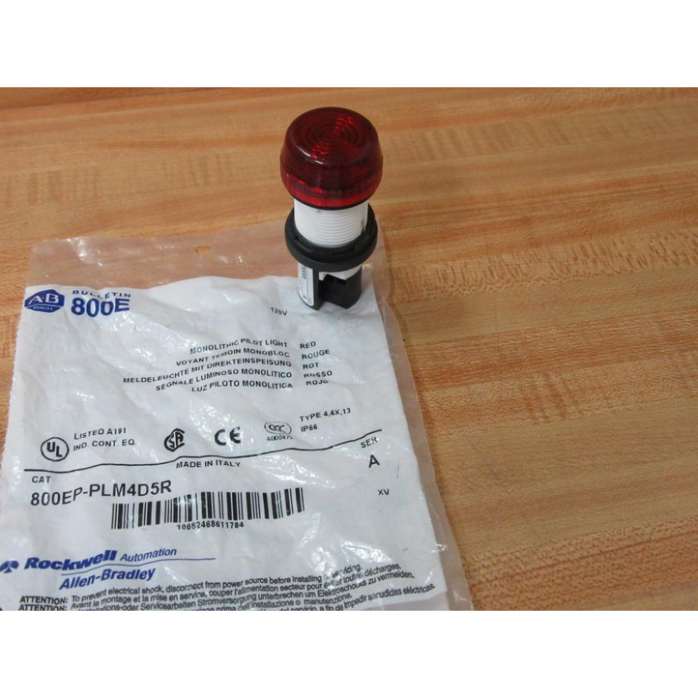 Allen Bradley 800EP-PLM4D5R Pilot Light 800EPPLM4D5R Allen Bradley 800EP-PLM4D5R Pilot Light 800EPPLM4D5R